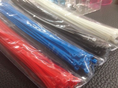 【扎帶 2*19.5CM 4色塑料PVC扎帶 100條/套】價格,廠家,圖片,捆扎/打包帶繩,東陽市隆昌膠粘制品廠-